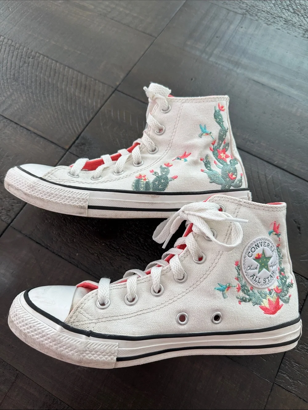 Converse Chuck Taylor All Star High Succulent Embroidery
